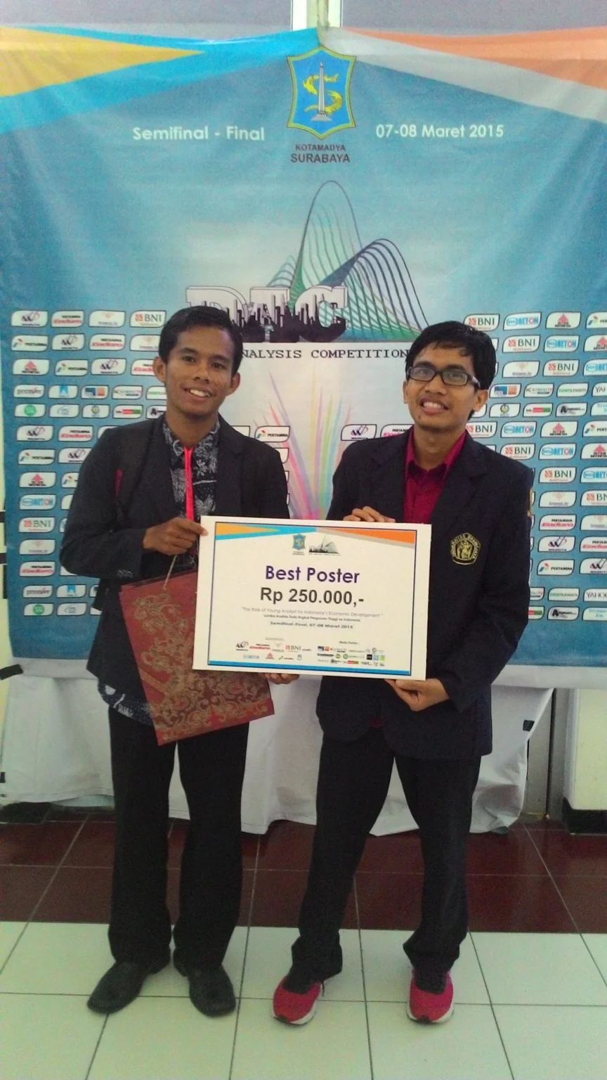 Best Poster of Data Analysis Competition — Sepuluh Nopember Institute of Technology (ITS)